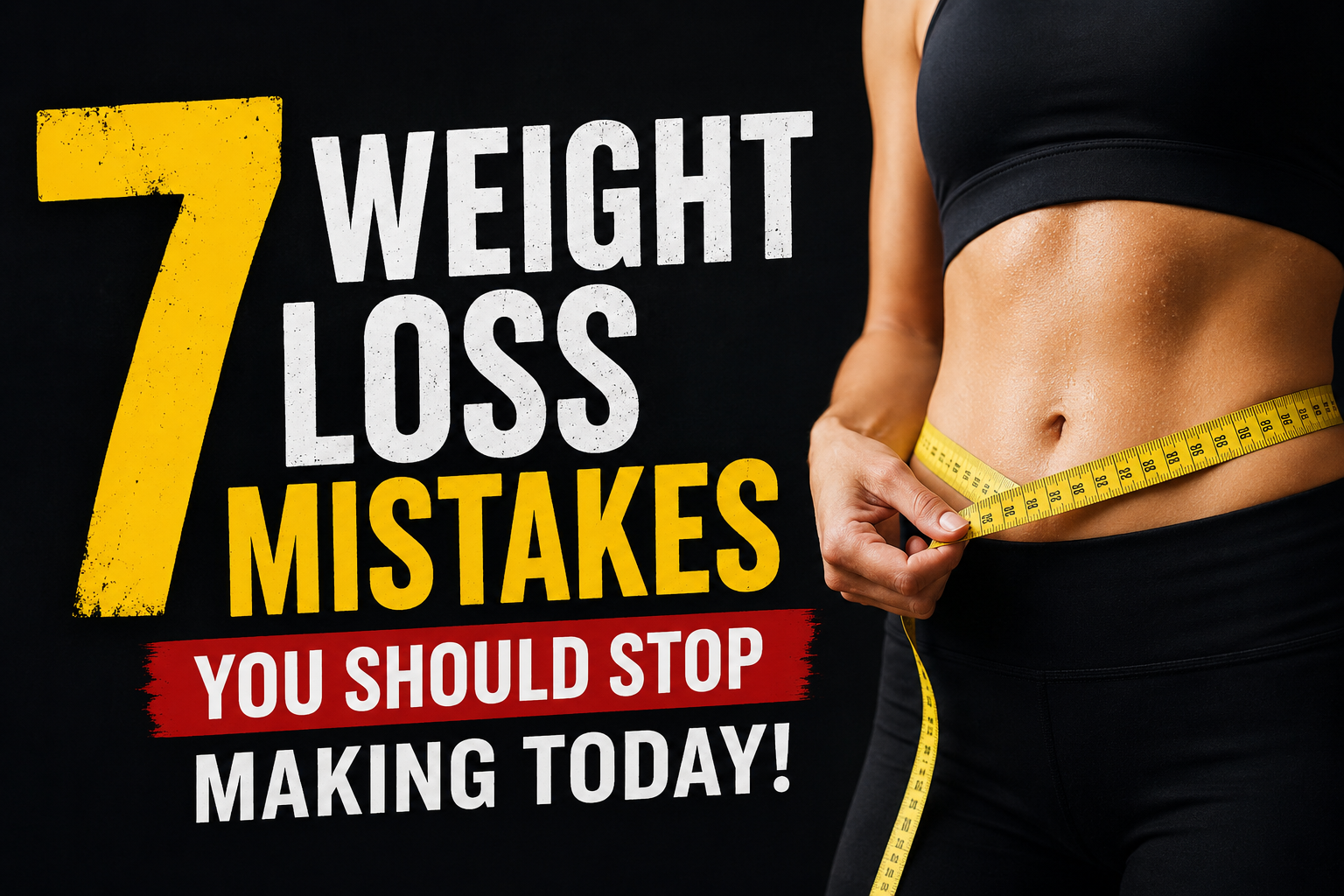 7 common weight loss mistakes to avoid