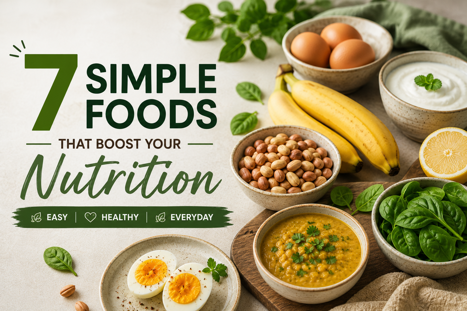 Simple Foods That Boost Your