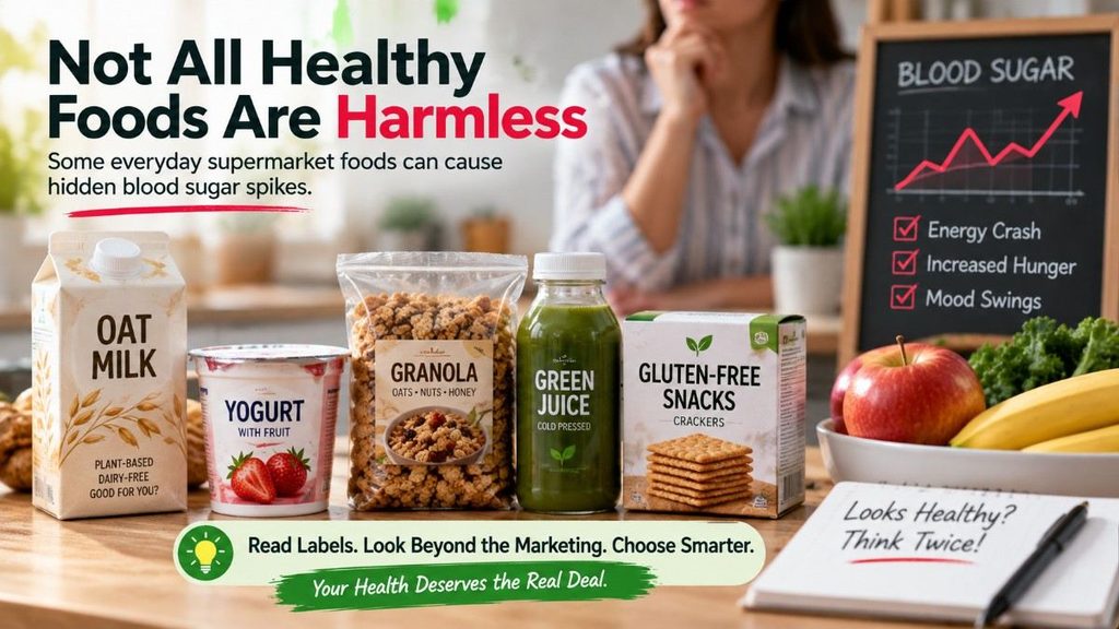 Healthy-looking packaged foods that can affect blood sugar levels
