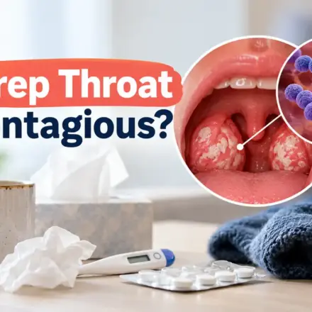 Is Strep Throat Contagious? How Long and How It Spreads
